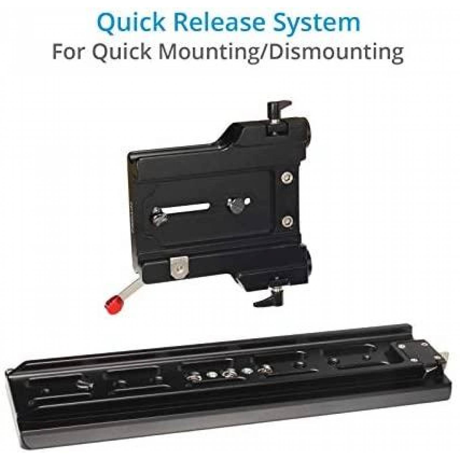 Placa Base PROAIM 19-15mm Para Camara BMCC CH-DTPQ-01 -Negro