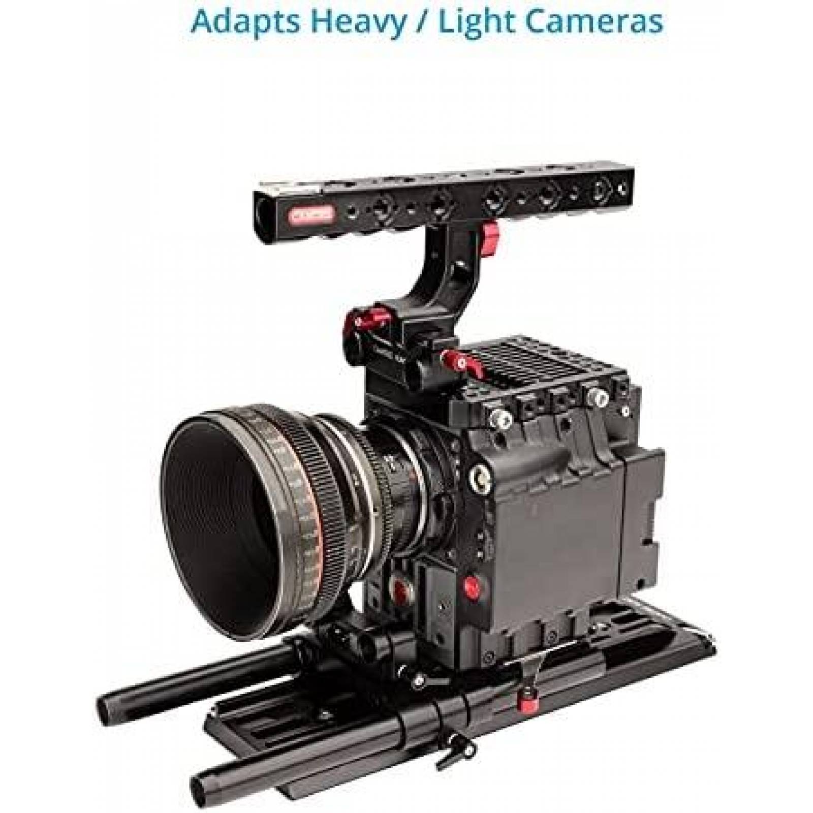 Placa Base PROAIM 19-15mm Para Camara BMCC CH-DTPQ-01 -Negro