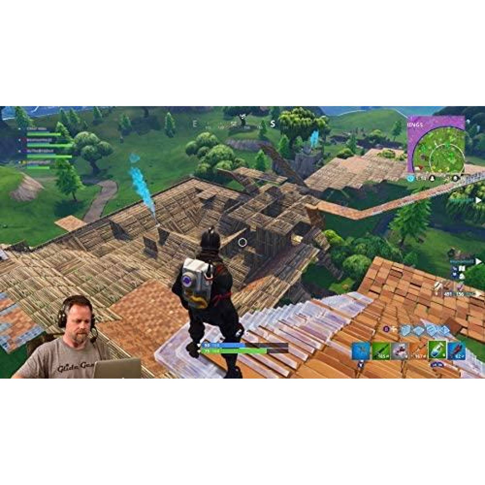 Pantalla verde Glide Gear BCK50 Videojuegos 8.0"x8.0" -Verde