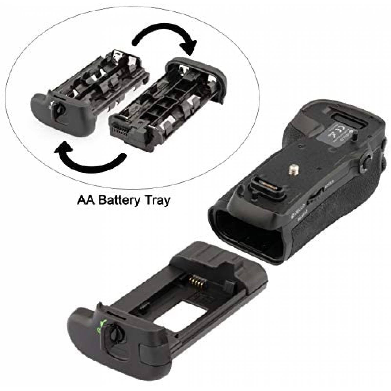 Empuñadura De Bateria Vello BG-N19-2 Para Nikon D850 -Negro