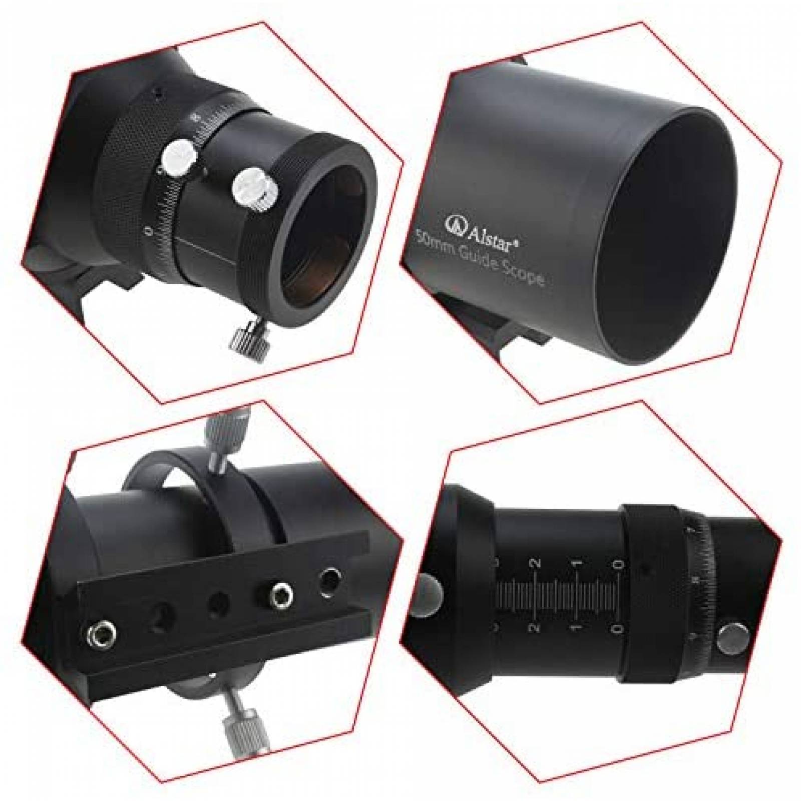 Mira para Telescopio Alstar 50mm Enfocador doble 1.25"