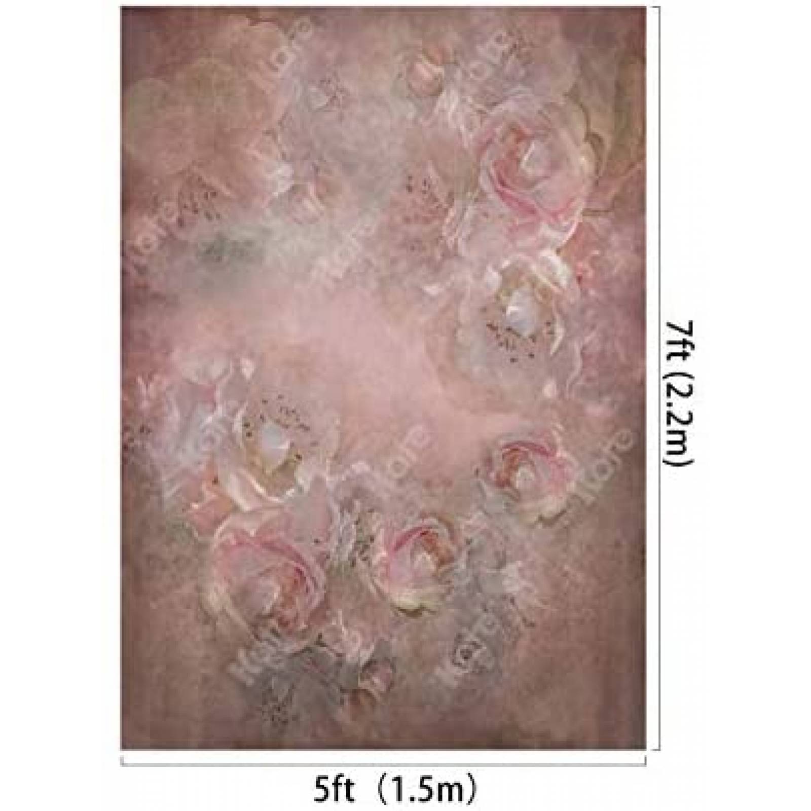 Fondo fotografia Kate Flores Baby shower niña -Rosa