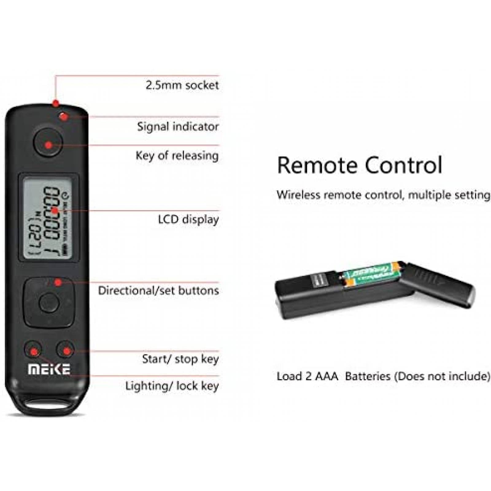 Empuñadura de Bateria Meike MK-A7R IV PRO para Sony A7IV