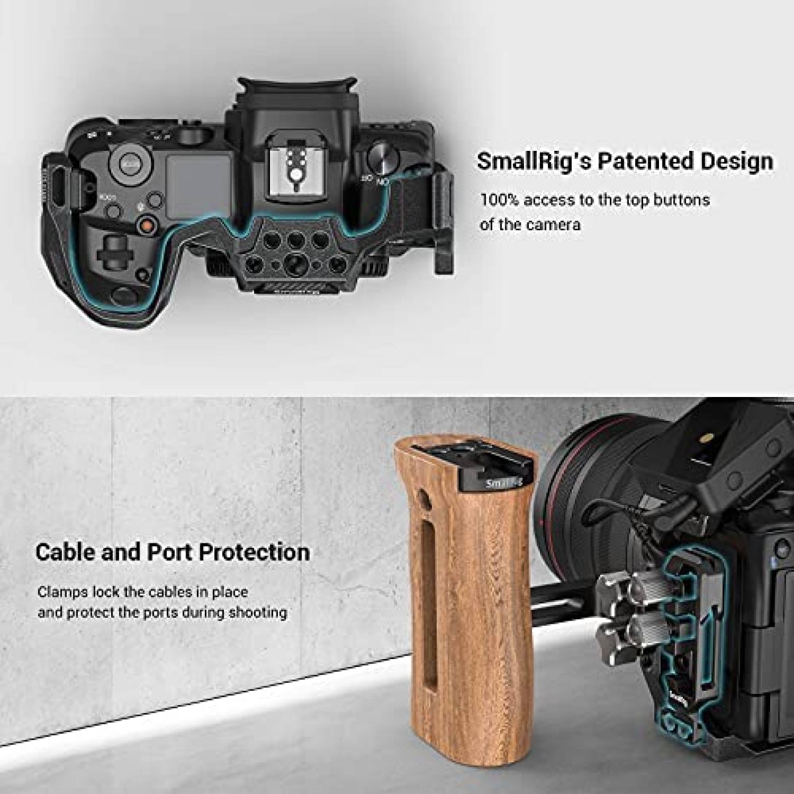 Cage para camara sin espejo SMALLRIG para Canon EOS R5 R6