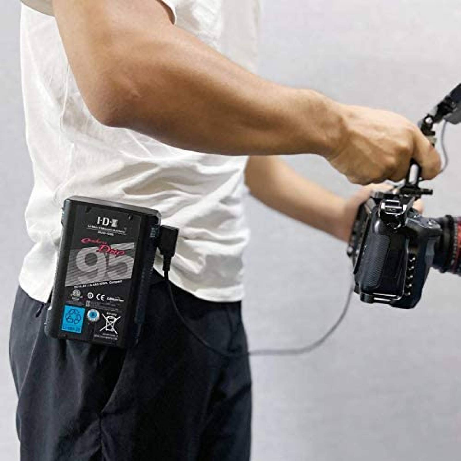 Placa de Bateria de Montaje SMALLRIG con Placa V -Plata