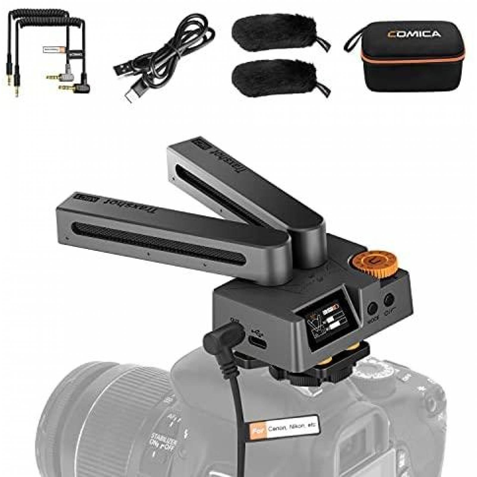 Microfono de escopeta comica Traxshot Direccional cardioide