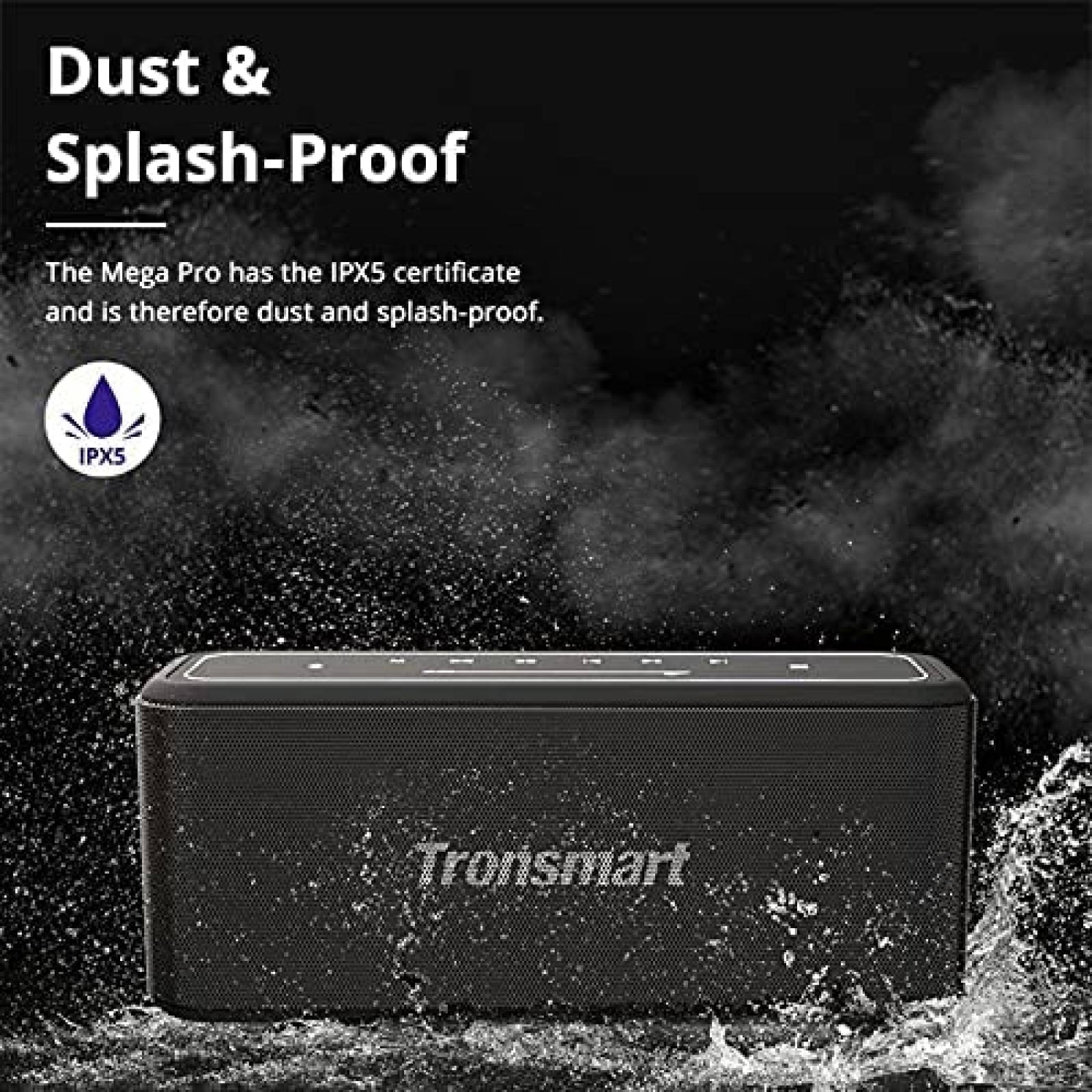 Bocina Portatil Tronsmart Bluetooth 60W 10400mAh -Negro