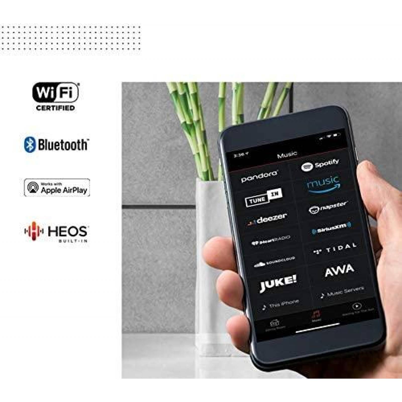 Barra de sonido Denon Home Sound Bar 550 Audio 3D -Negro