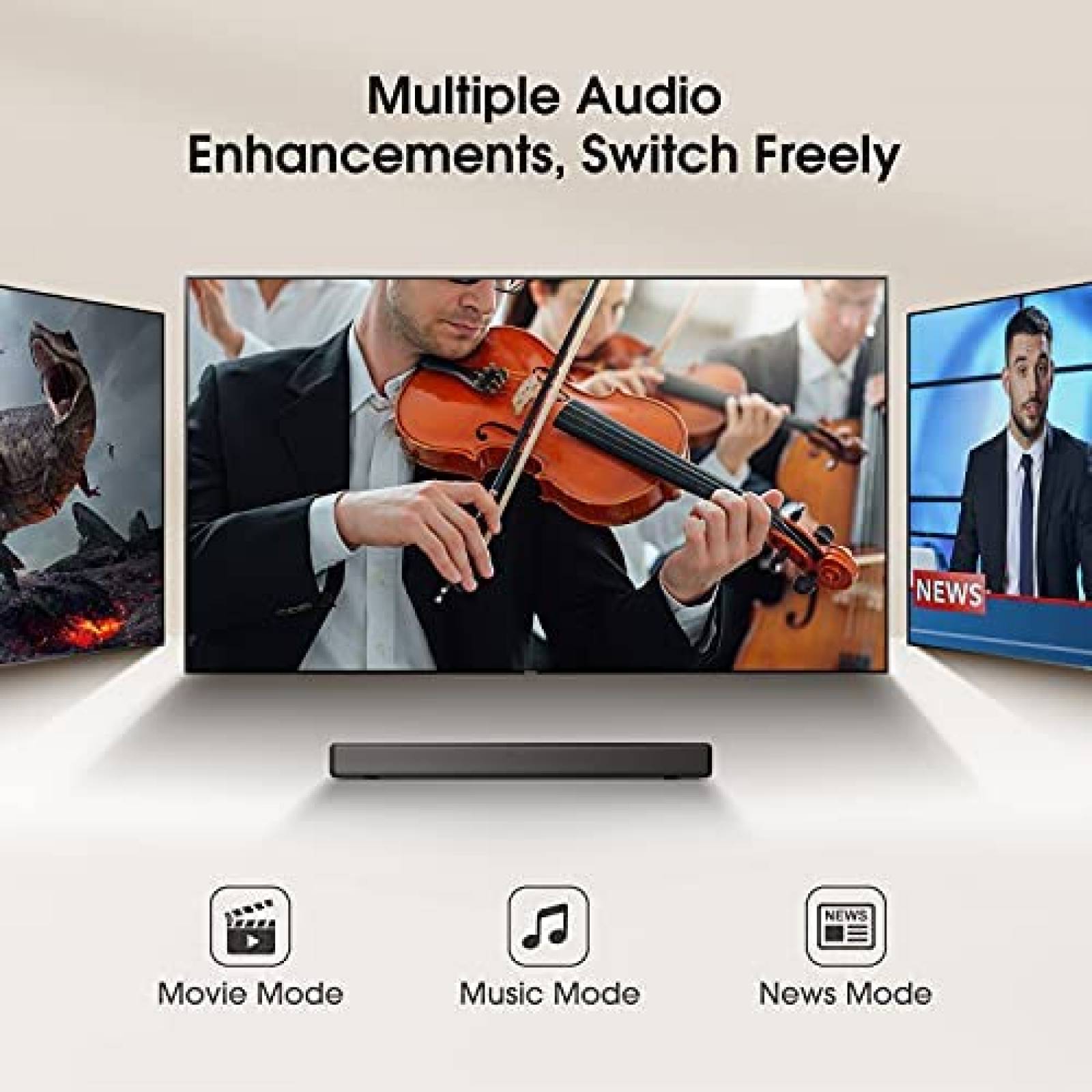 Barra de Sonido Hisense HS214 de 2.1 Canales con Subwoofer