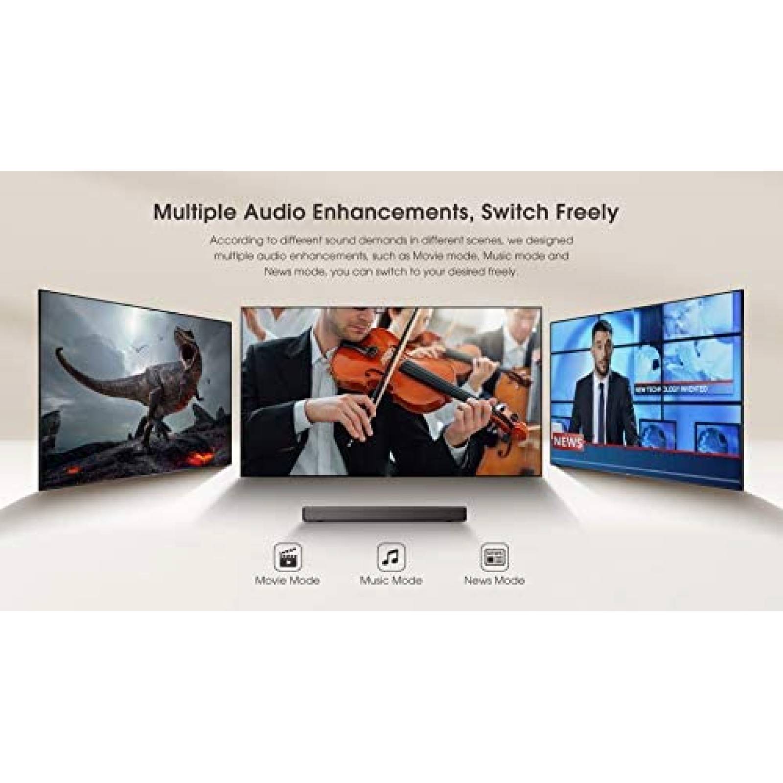 Barra de Sonido Hisense HS214 de 2.1 Canales con Subwoofer