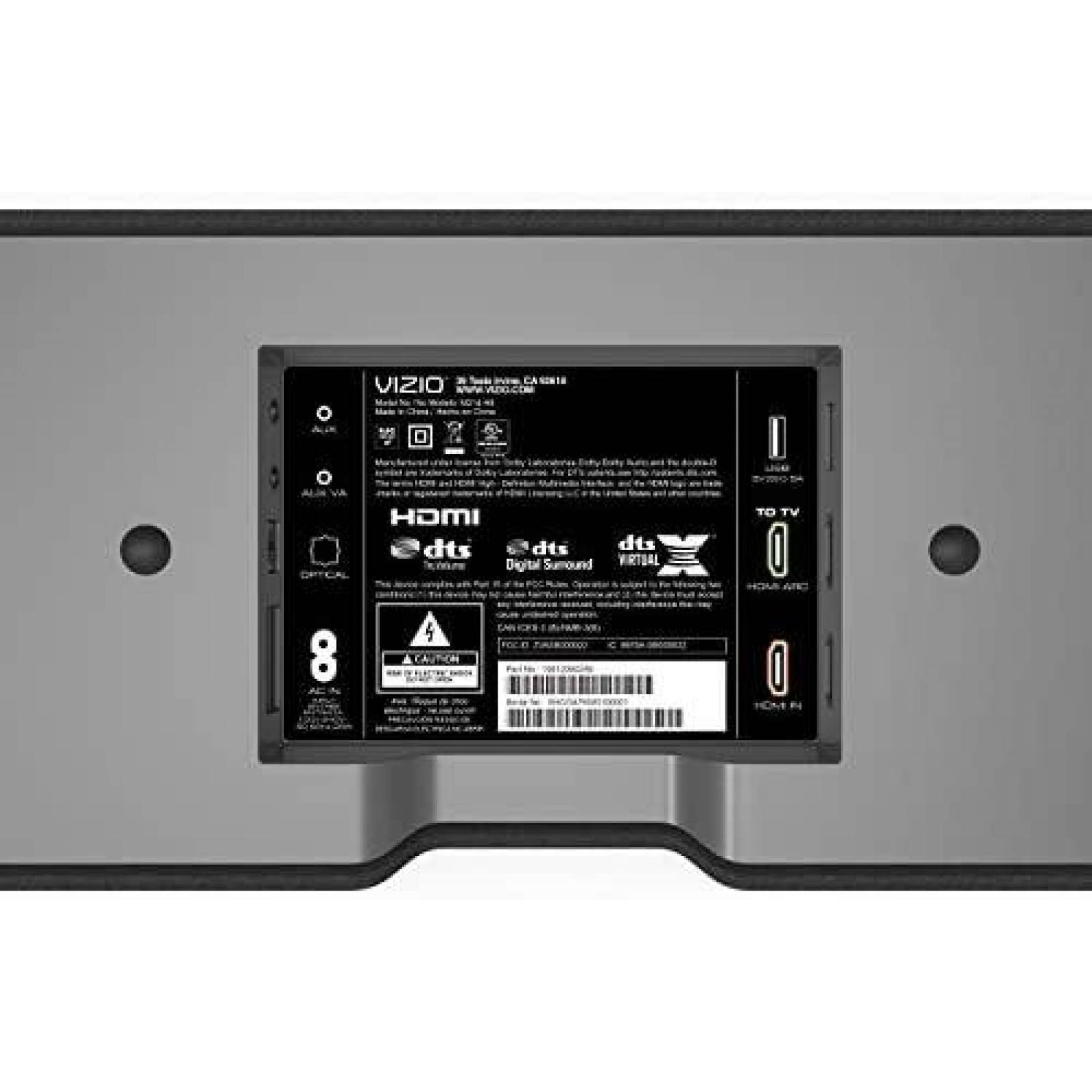 Barra de Sonido VIZIO Bluetooth de Subgraves de 36" -Negro