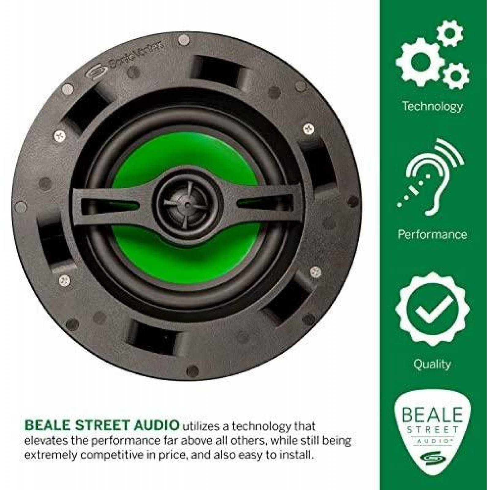 Bocina BEALE STREET AUDIO Compatibilidad/Flexibilidad -Negro