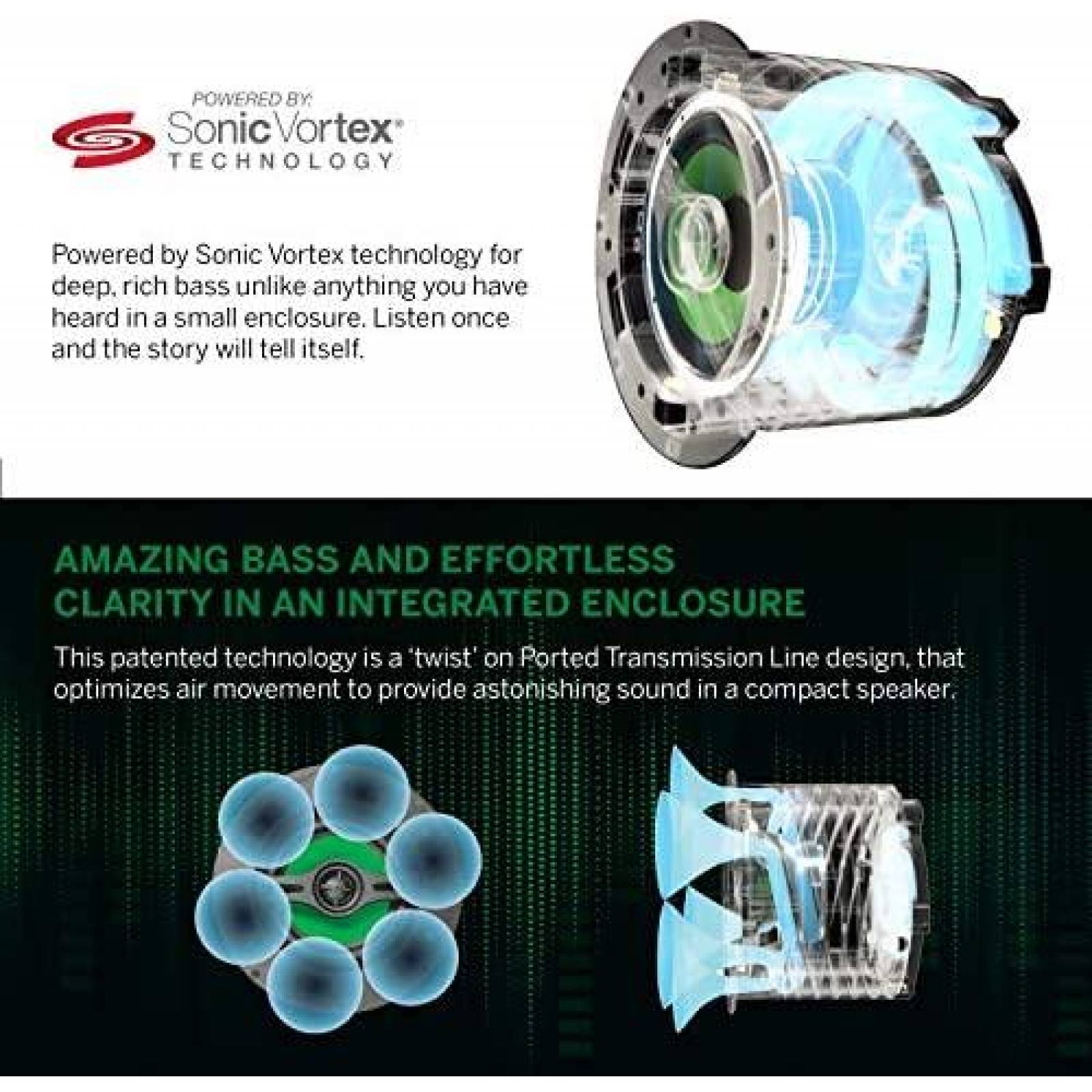 Bocina BEALE STREET AUDIO Compatibilidad/Flexibilidad -Negro