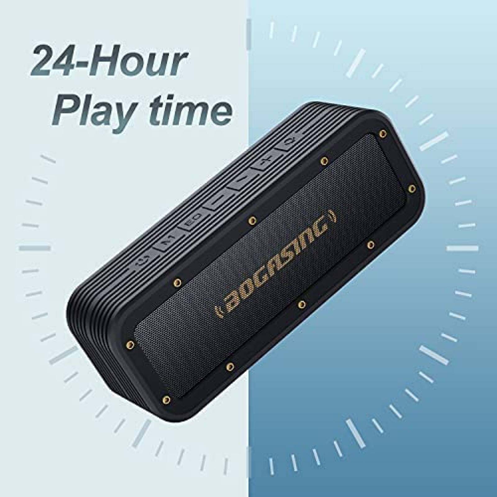 Bocina Portatil BOGASING M4 Bluetooth 5.0 40W -Negro