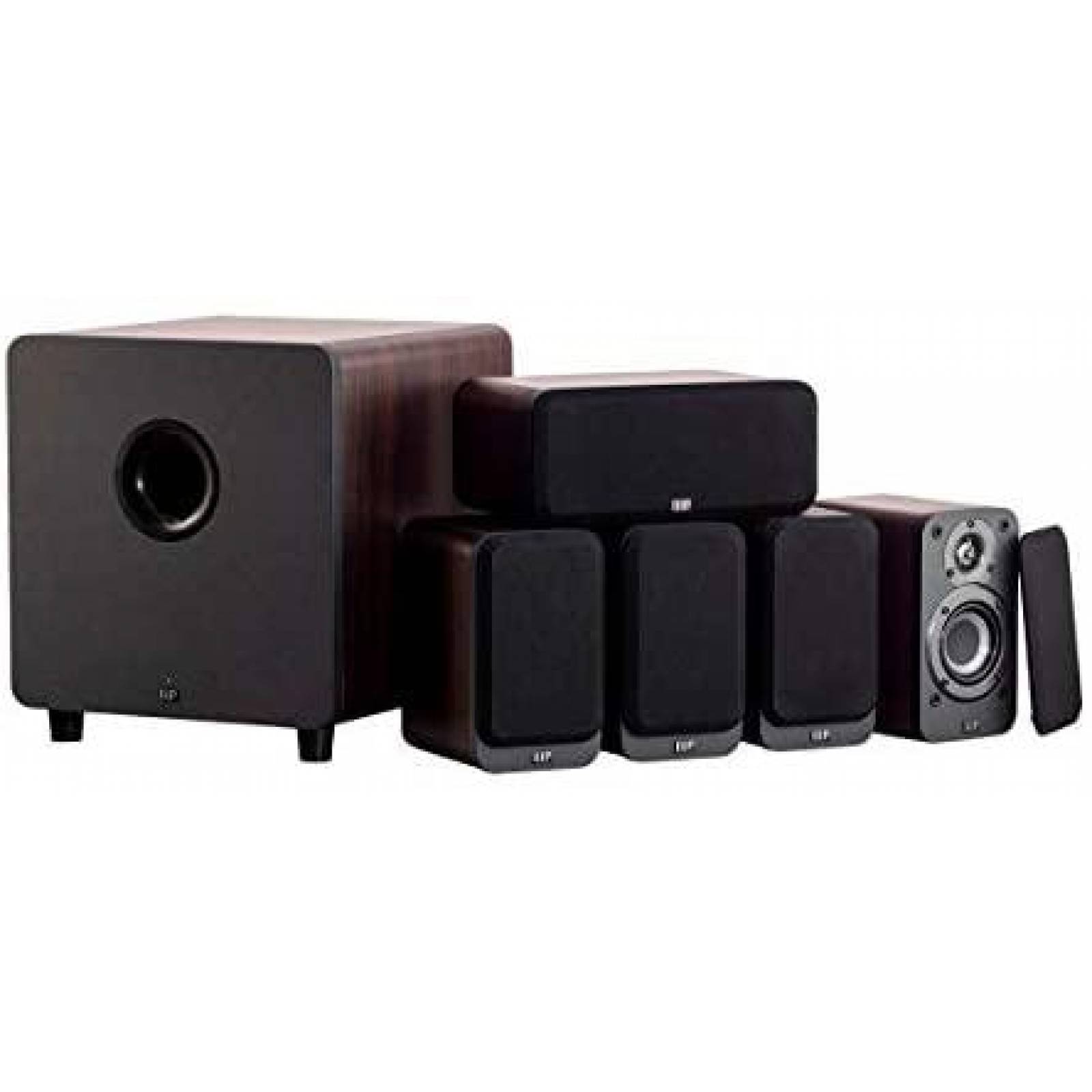 Kit de Audio Monoprice Bocinas para Cine en Casa -Cafe