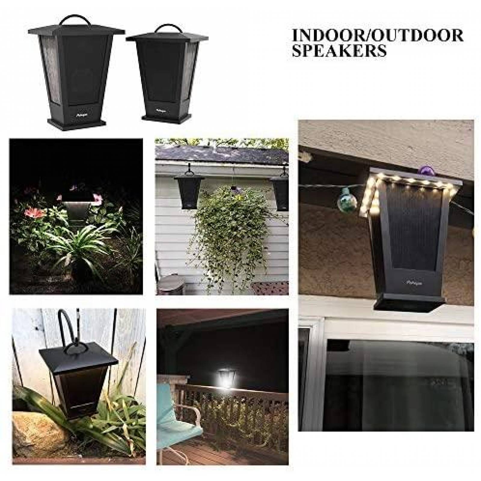 Altavoces Pohopa B210G Bluetooth contra agua paquete de 2