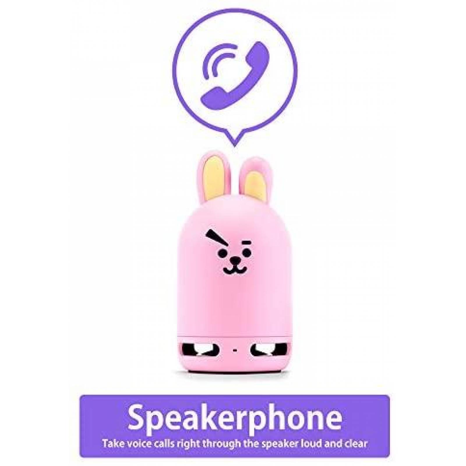 Bocinas BT21 BTS COOKY + SHOOKY Bluetooth de 360 Grados