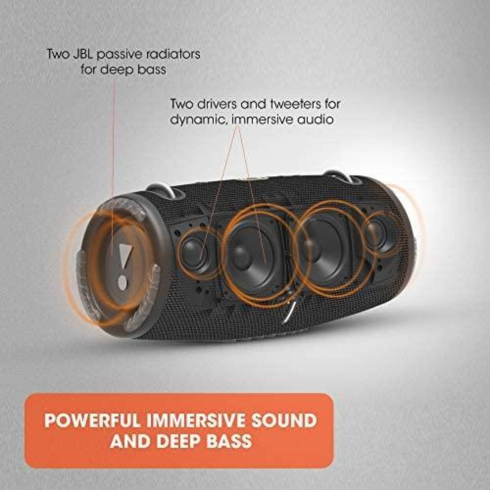 Bocina JBL Xtreme 3 Portatil Bluetooth IP67 A Prueba de Agua