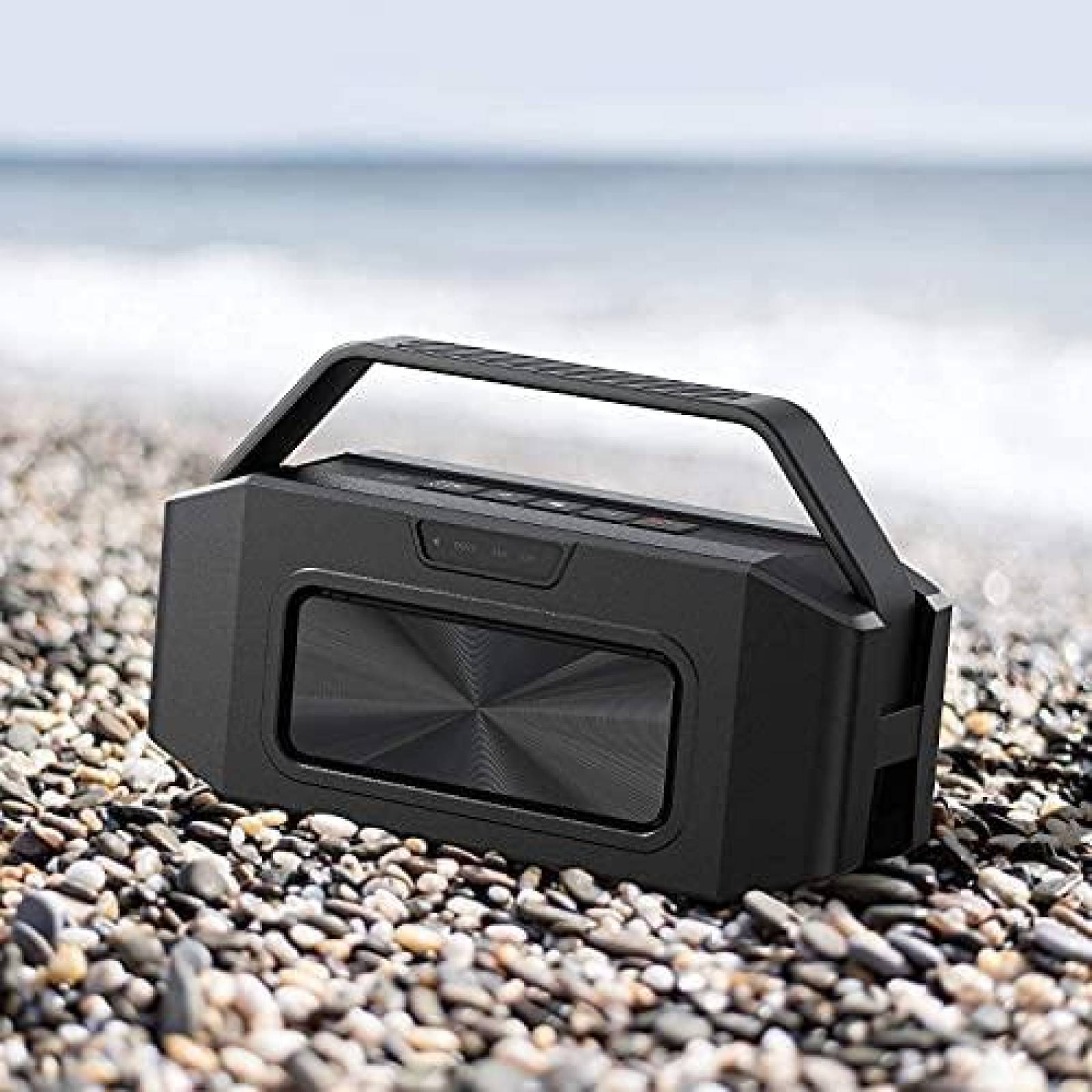Bocina W-KING Inalambrica Bluetooth IPX6 A Prueba de Agua