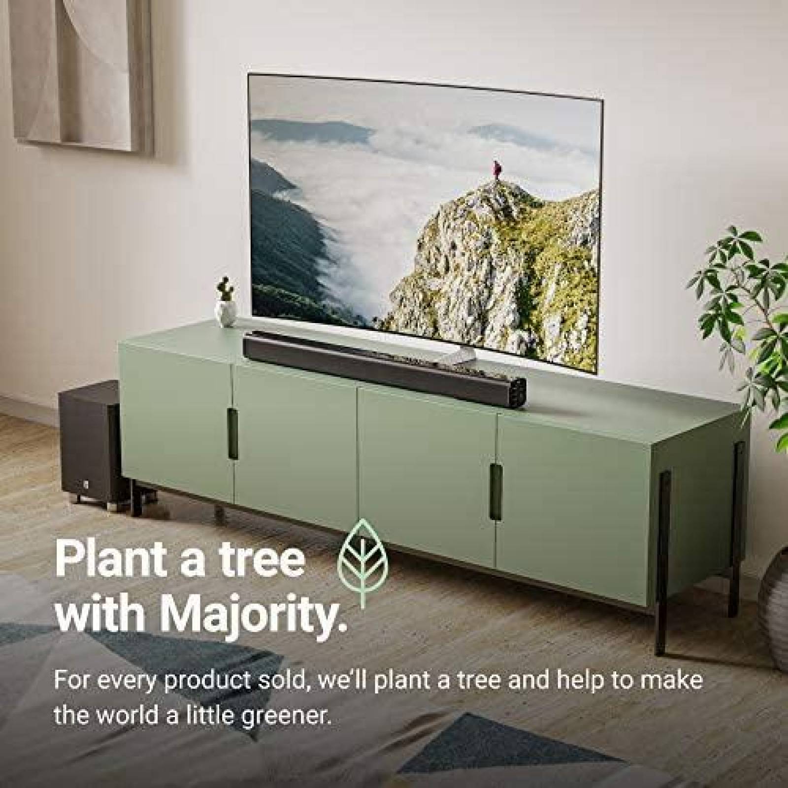 Barra de sonido Majority K2 Bluetooth subwoofer inalambrico