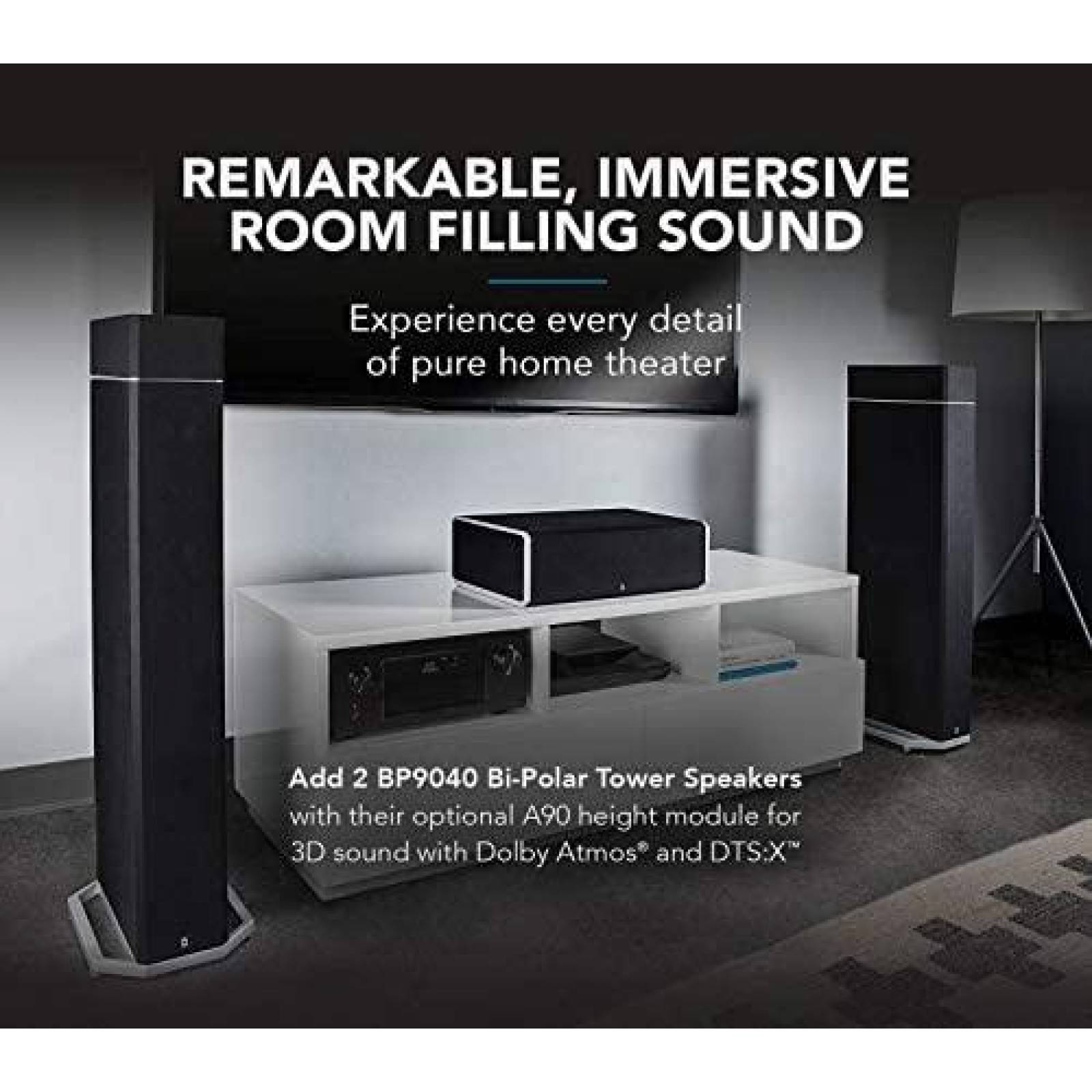 Bocina Definitive Technology CS-9040 8'' 8 Ohm 40 KHz -Negro