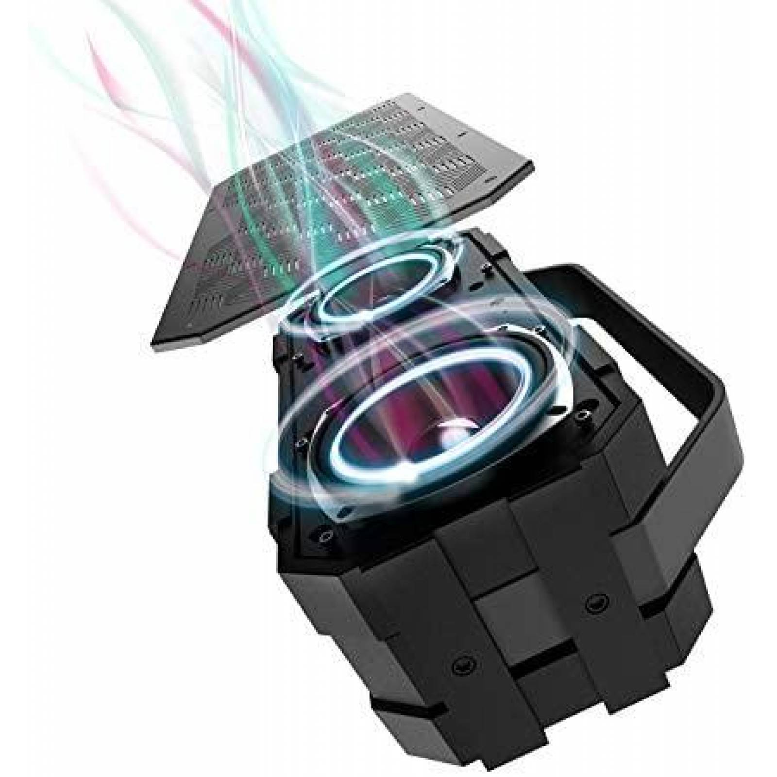 Bocina BUGANI M90 Portatil Bluetooth 5.0 30W -Gris