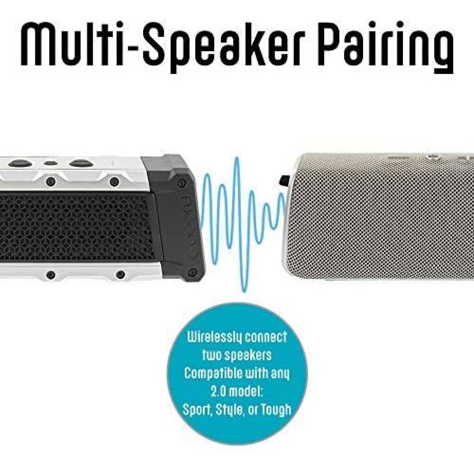 Altavoz Fugoo Tough 2.0 Bluetooth resistente al agua -Gris