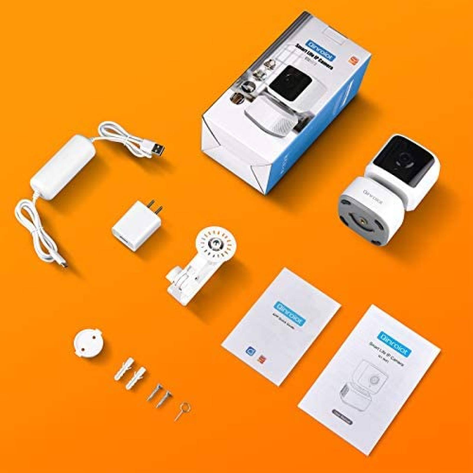 Camara de Seguridad Qinroiot 1080P HD Vision Nocturna