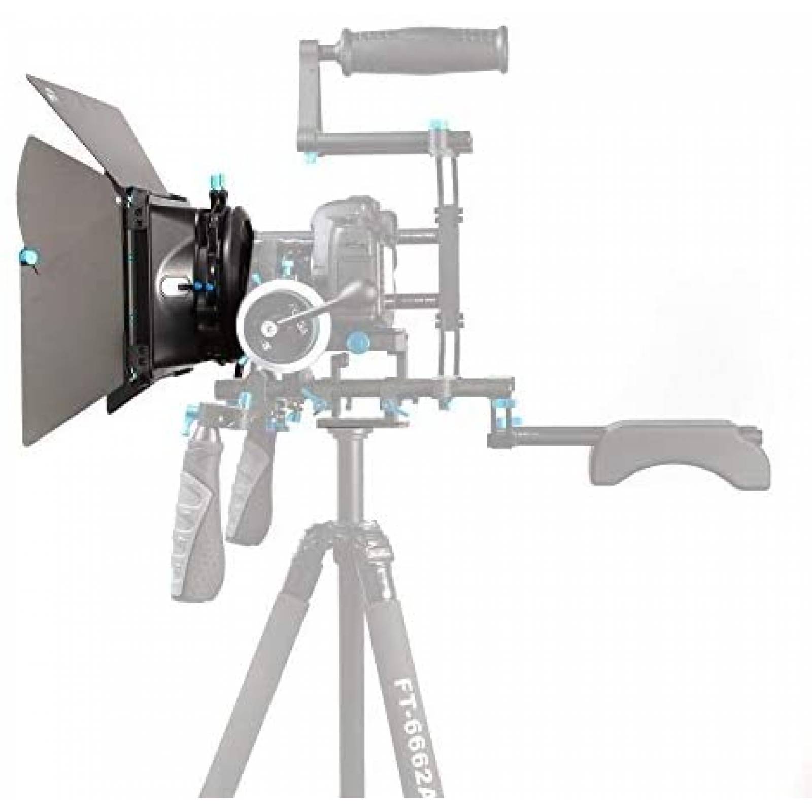 Matte Box Run Shuangyu Fotga DP3000 para camara -Negro