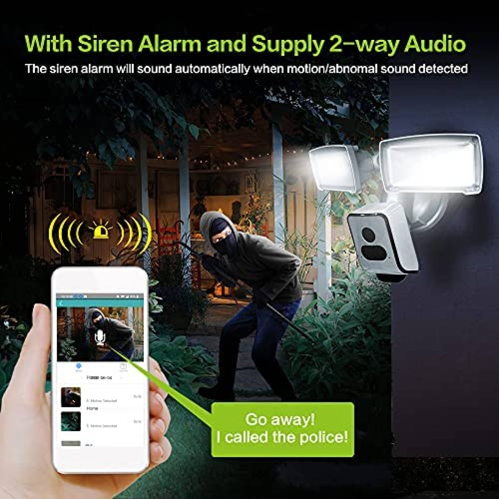 Camara De Seguridad Freecam L850Y-US Vision Nocturna -Blanco