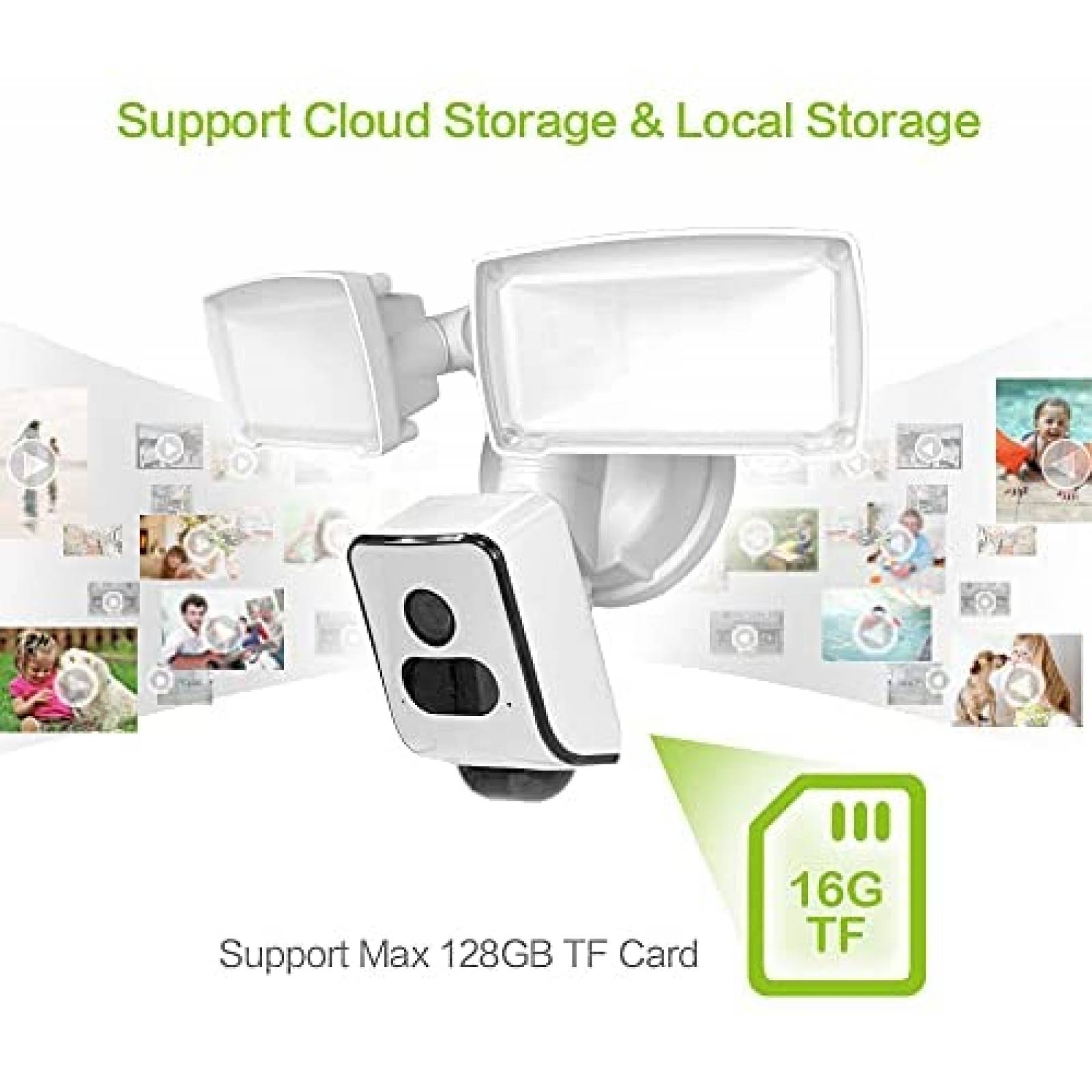 Camara De Seguridad Freecam L850Y-US Vision Nocturna -Blanco