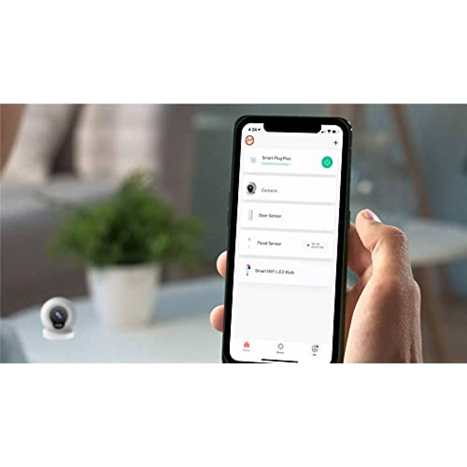 Camara Bebe MOBI Monito Wifi 40 pies Sensor Puerta Ventana