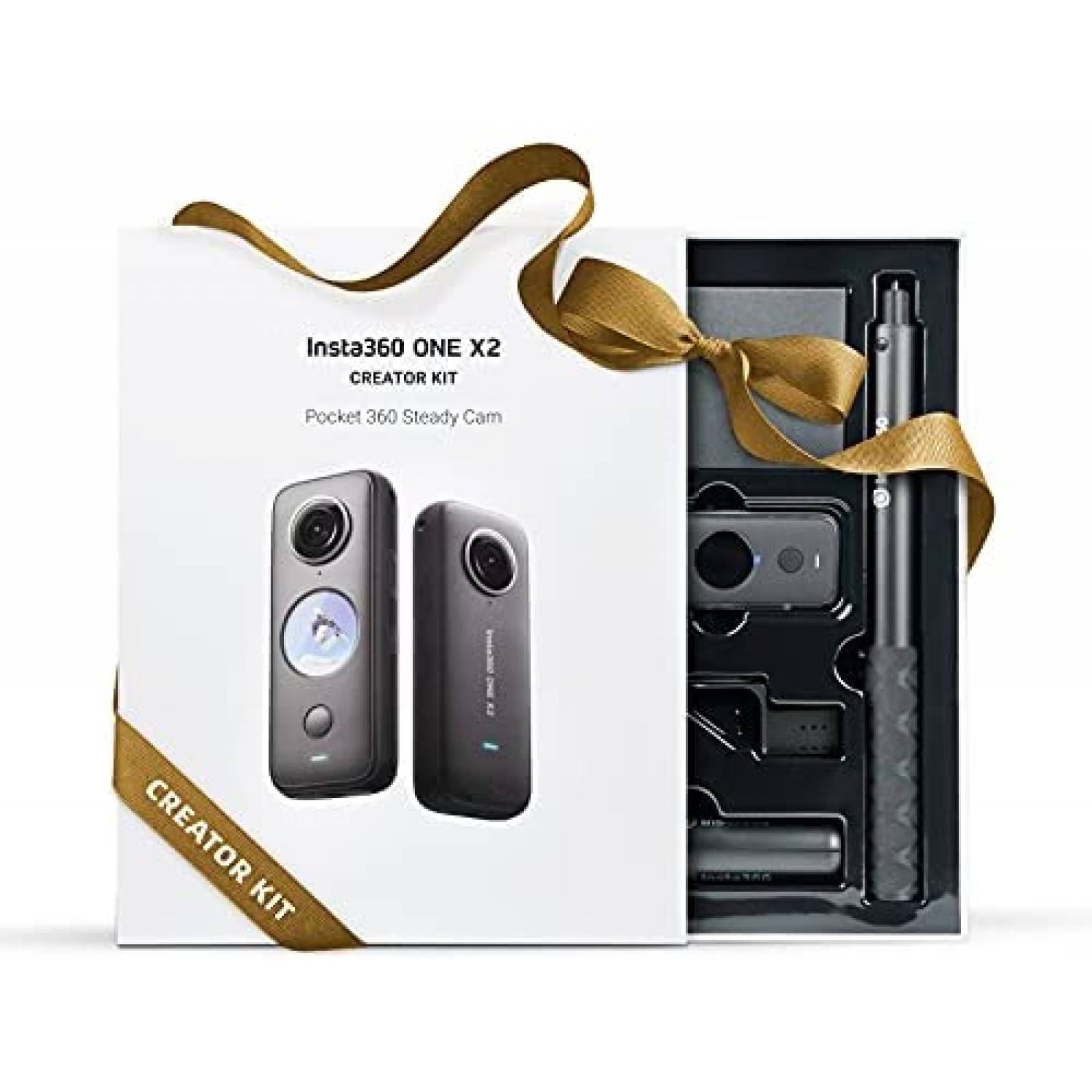 Camara insta360 ONE X2 Impermeable 5.7K Grabacion -Negro