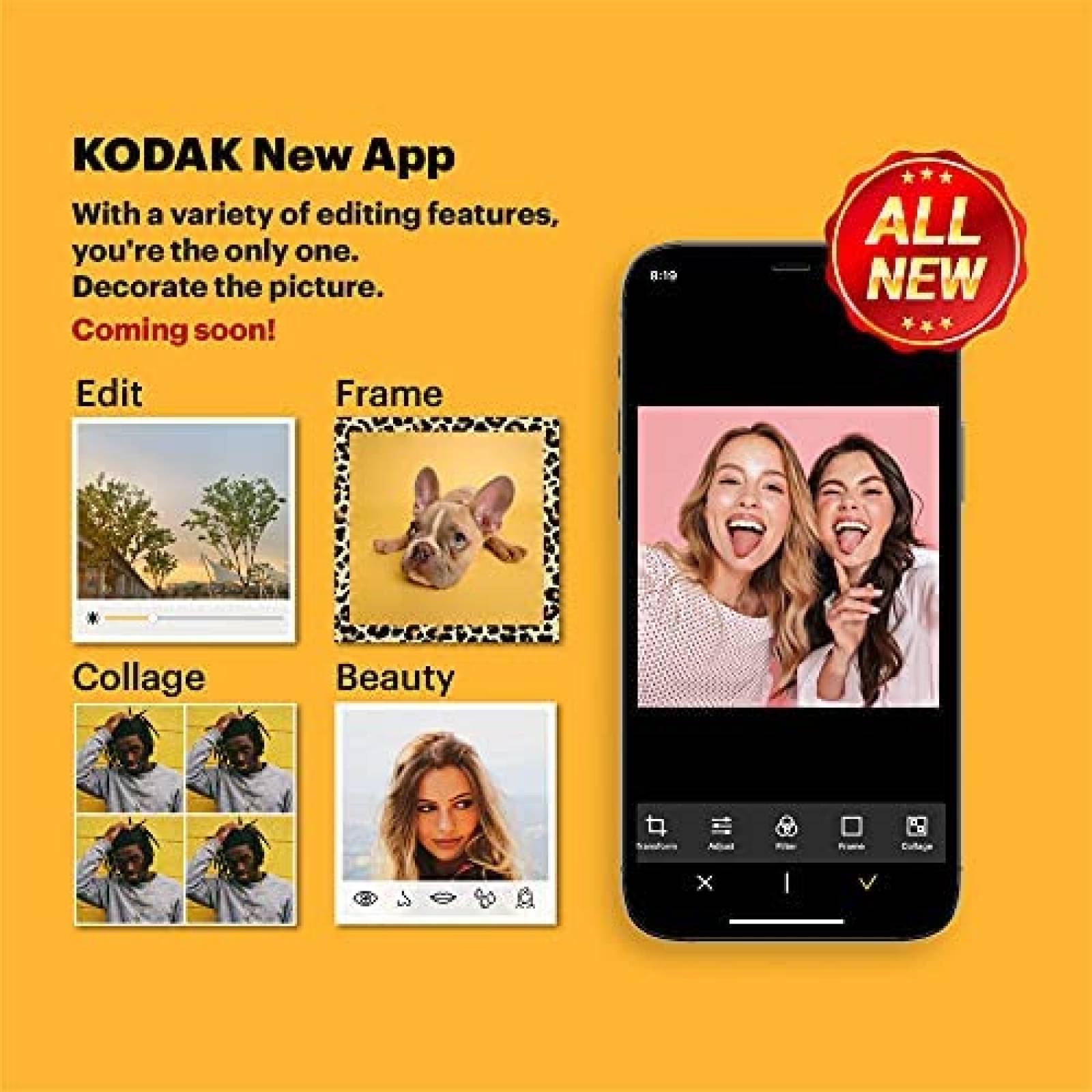 Camara Instantanea Kodak C300R Portable 3x3'' Inalambrico