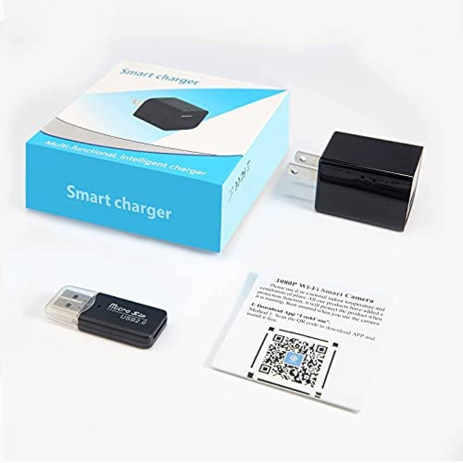 Camara Escondida Camide USB 1080p HD en Cargador -Negro