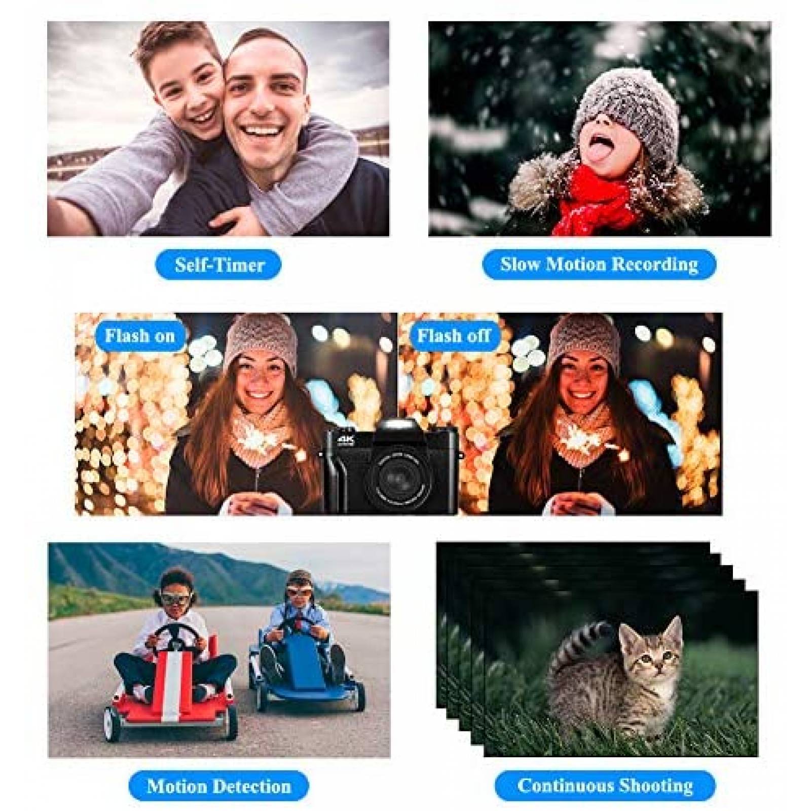 Kit Camara de Video Lincom Tech c/Micro SSD 32GB -Negro