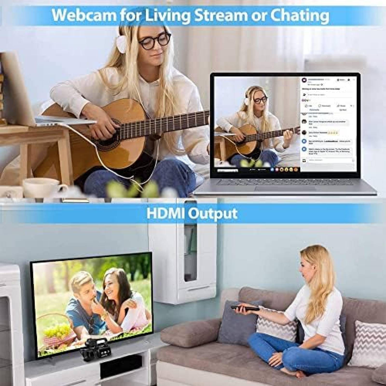 Videocamara SEREE V22 48MP 60FPS 30X + Tarjeta SD 64G -Negro