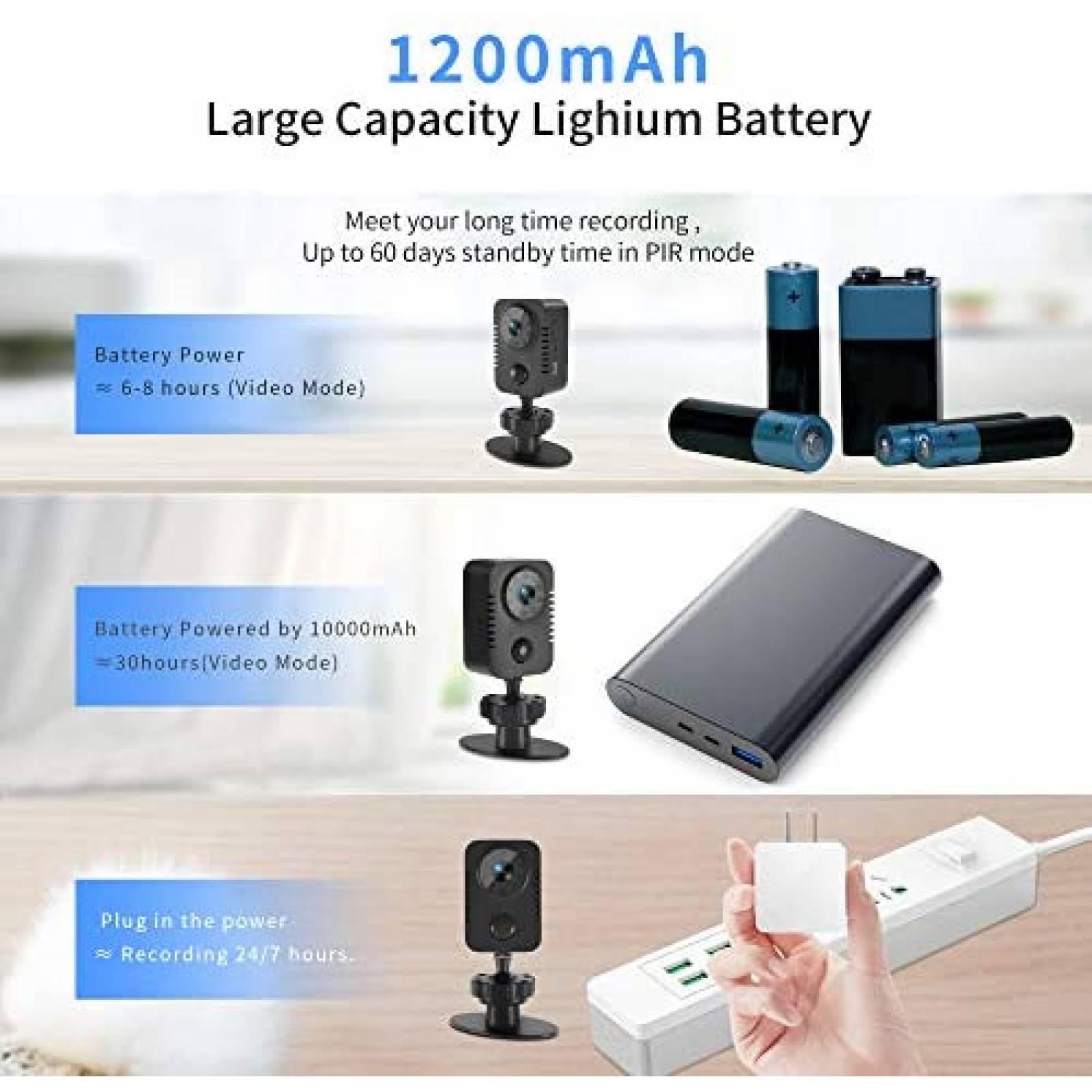 MD29 Mini cámara de seguridad - Videocámara Full HD Detección de
