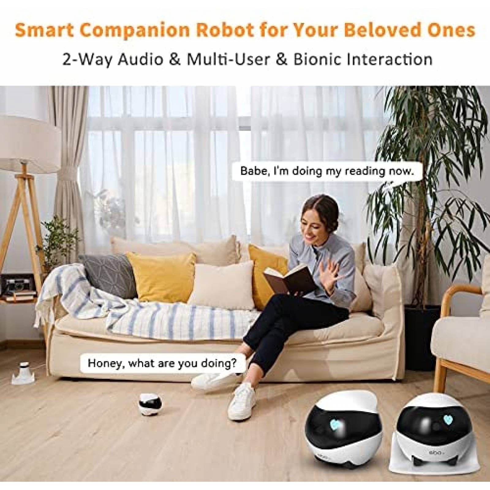 Camara Domo WINDEK Enabot Ebo SE 1080P Wifi -Blanco