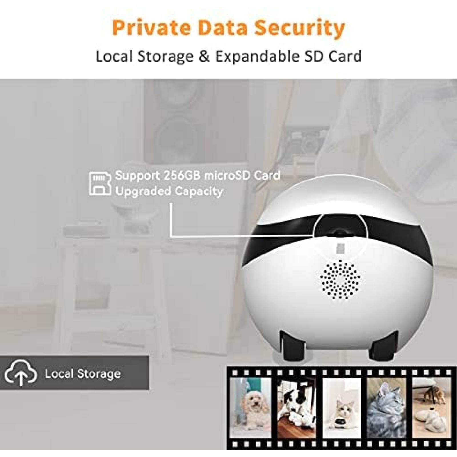 Camara Domo WINDEK Enabot Ebo SE 1080P Wifi -Blanco