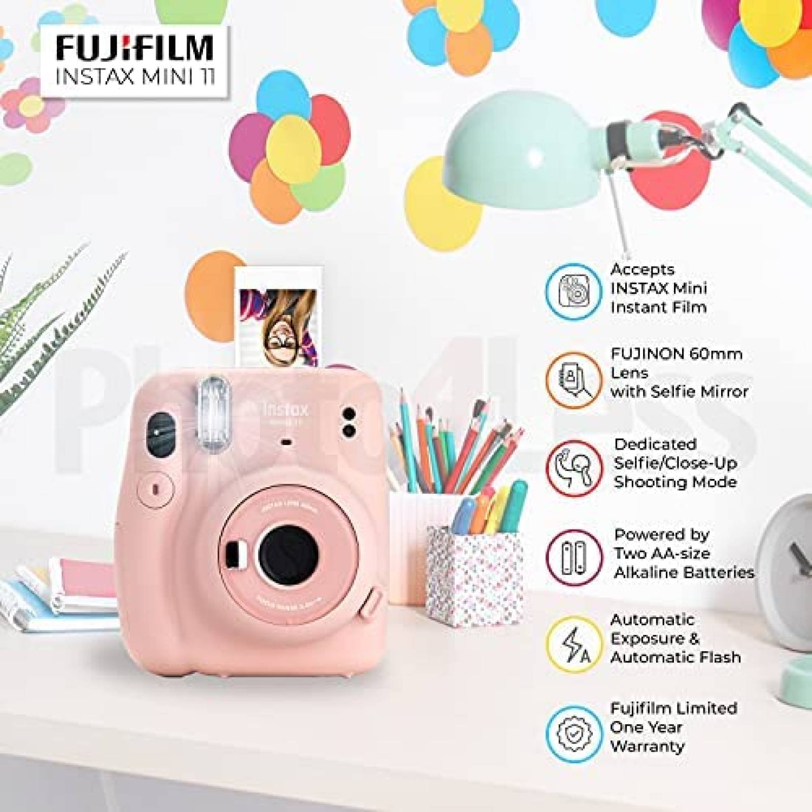 Camara Instantanea Fujifilm Instax Mini 11 Todo Incluido