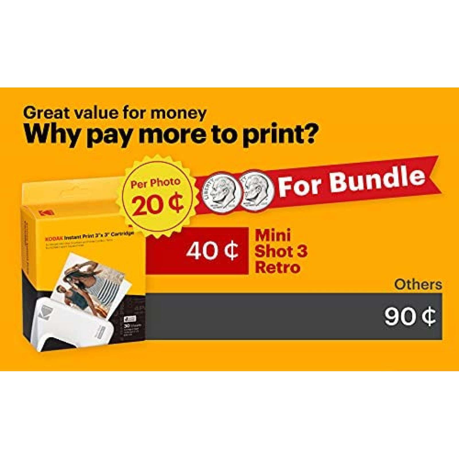 Camara Instantanea Kodak Mini Shot 3 Retro Inalambrica