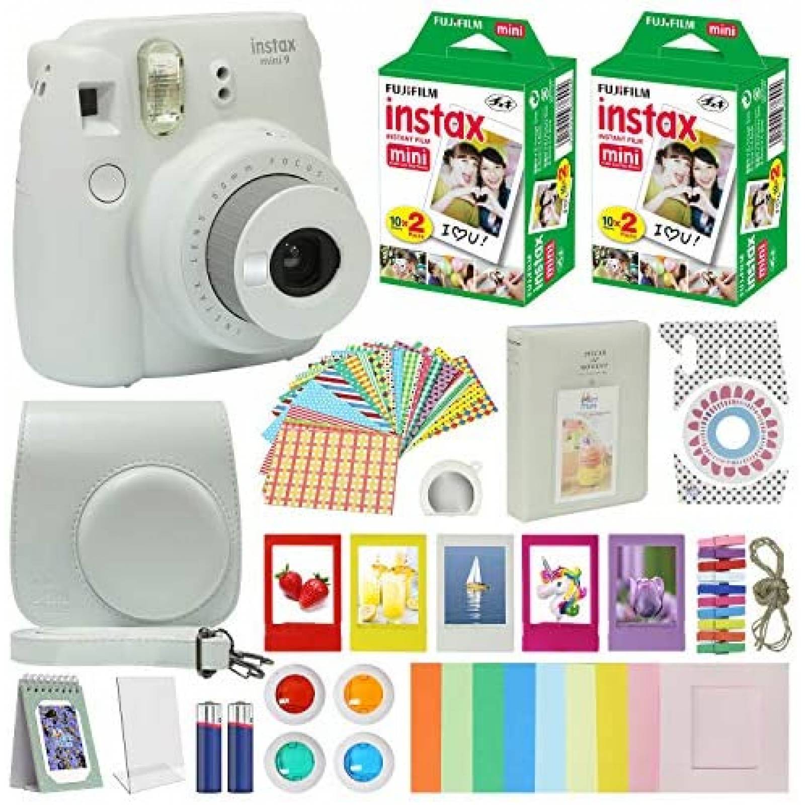 Camara Instantanea Fujifilm Instax Mini 9 con Accesorios
