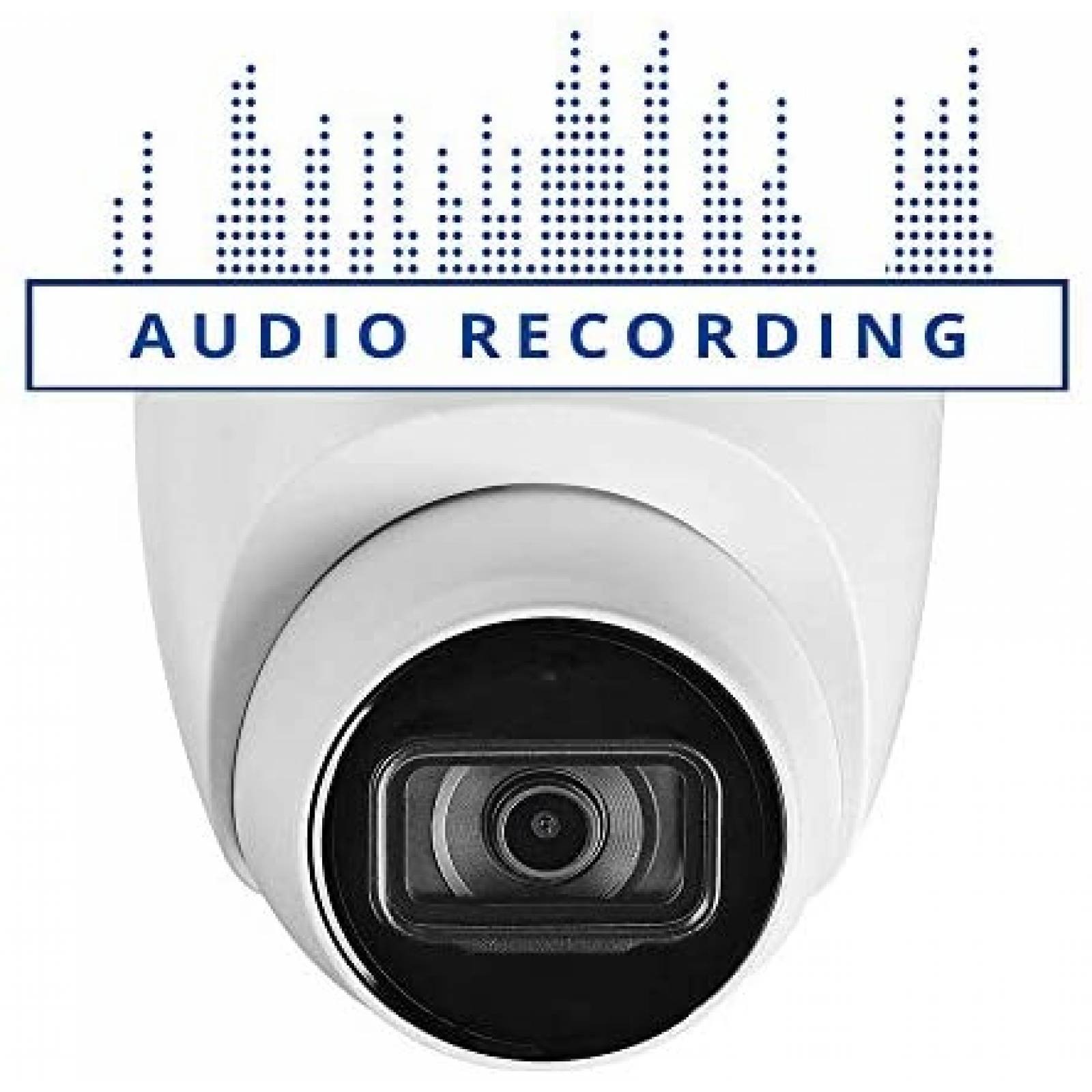 Camara seguridad Lorex 4k Ultra HD 8MP contra agua-Blanco