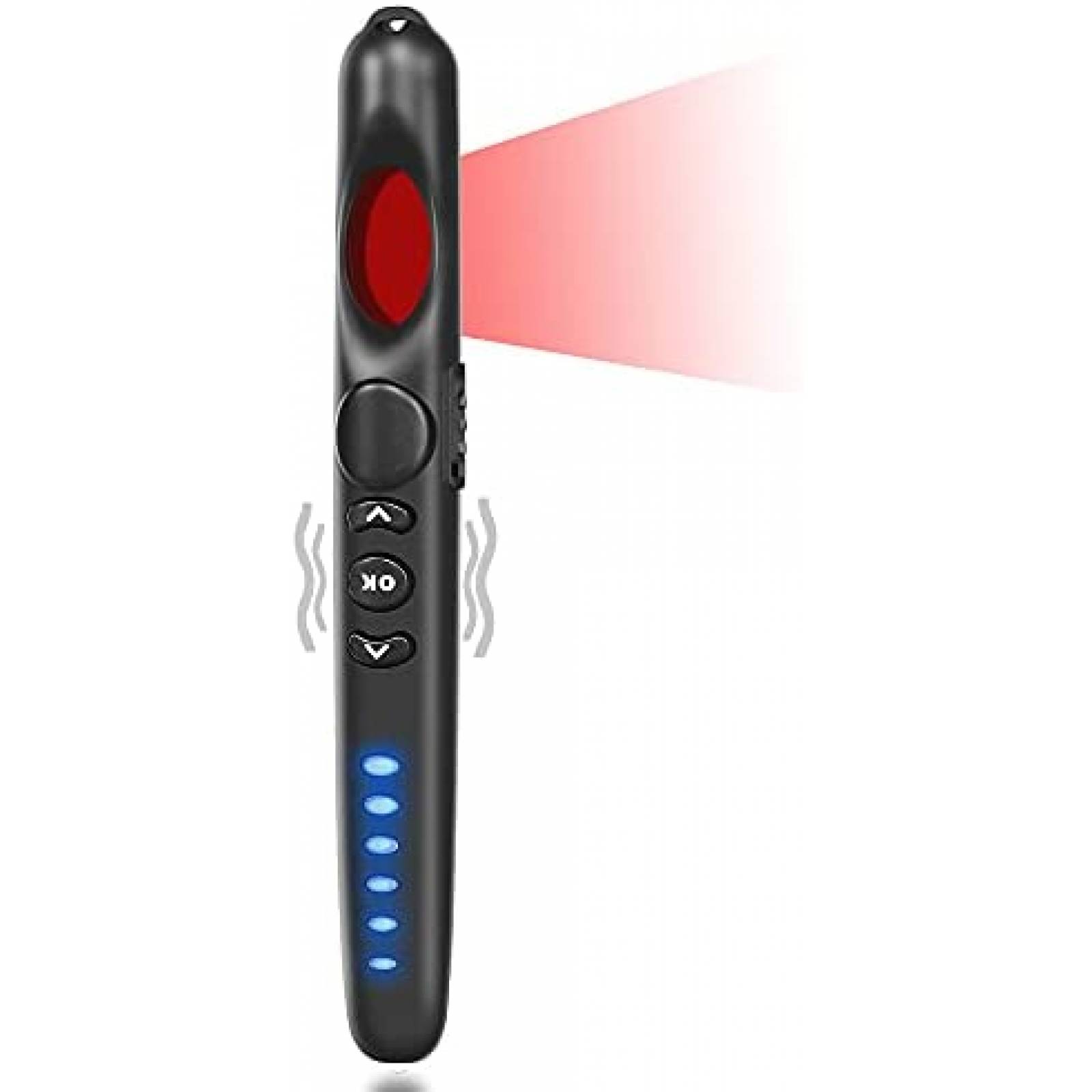 Detector Richbarn G718 Antiespia Alarma Luz Infrarroja-Negro