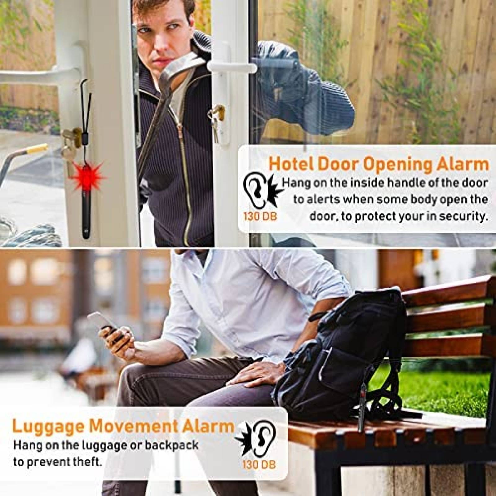 Detector Richbarn G718 Antiespia Alarma Luz Infrarroja-Negro