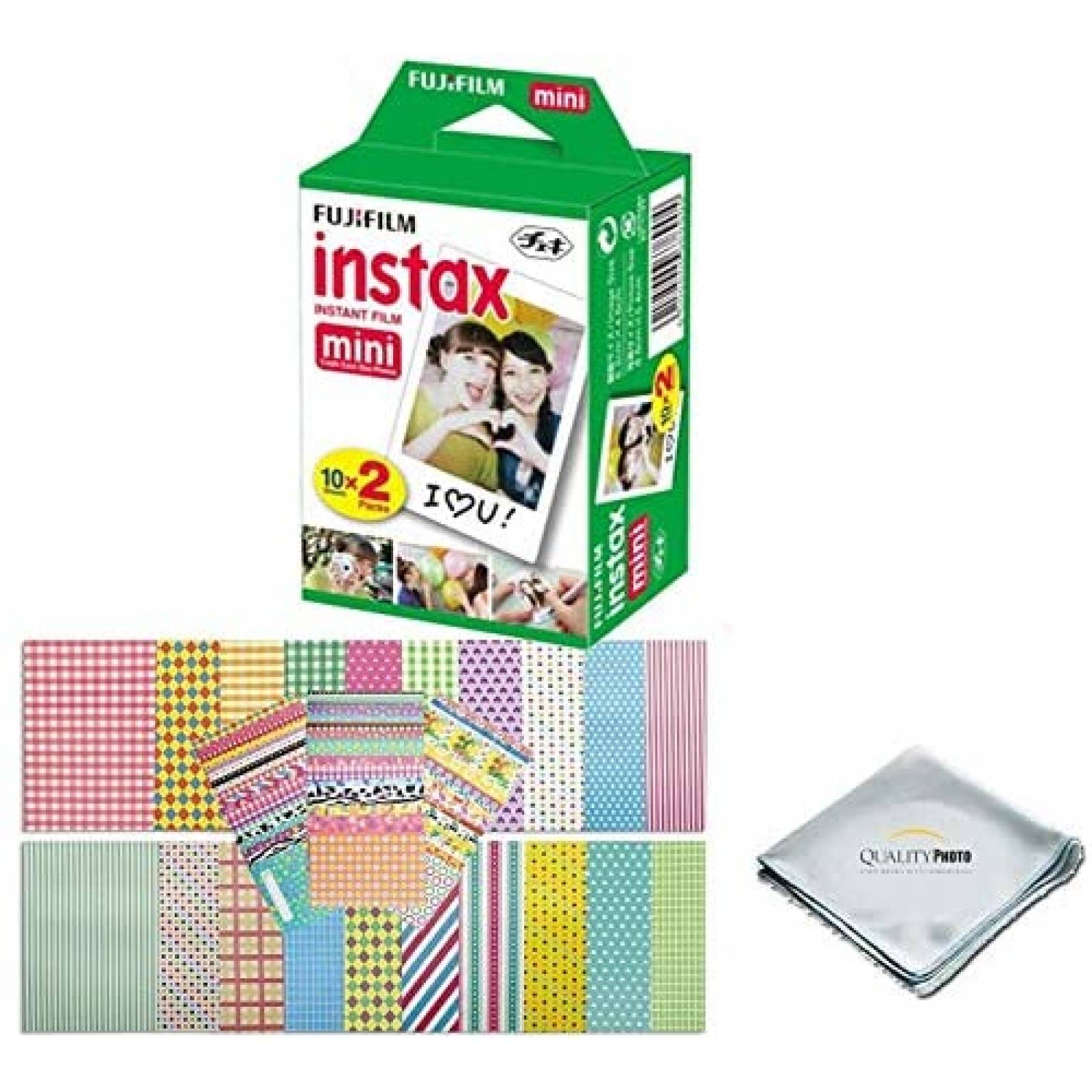 Camara Instantanea Fujifilm Instax Mini 9 con Rollos -Rosa