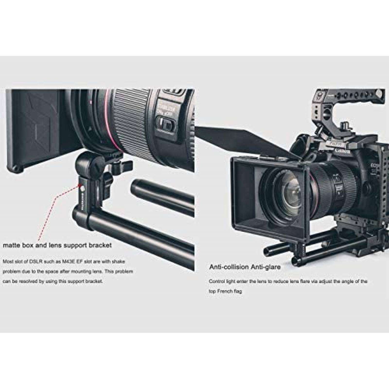 Mini Caja Mate Tiltaing MB-T15 para Camara DSLR -Negro