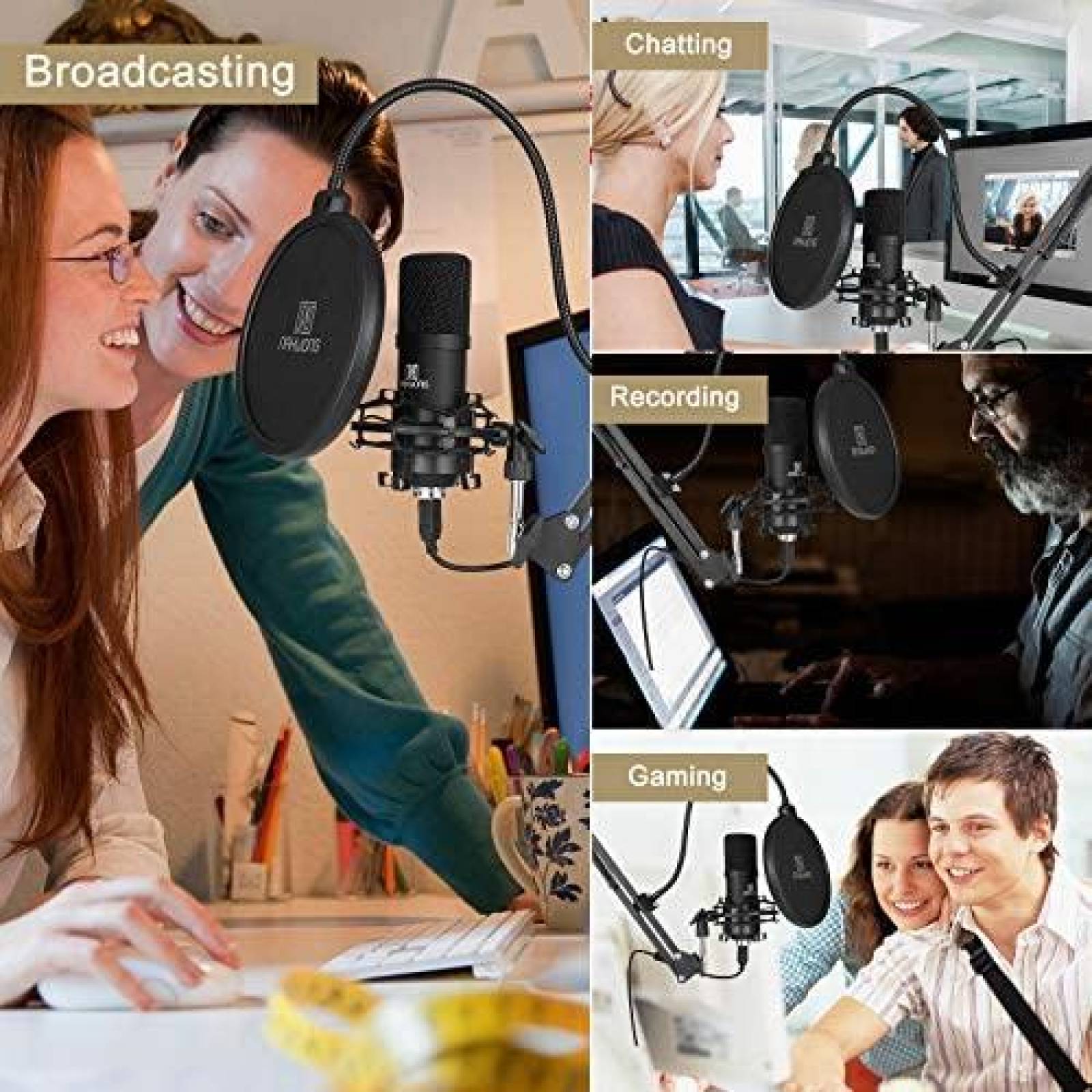 Microfono USB para Computadora NAHWONG N-90 192KHz 60dB