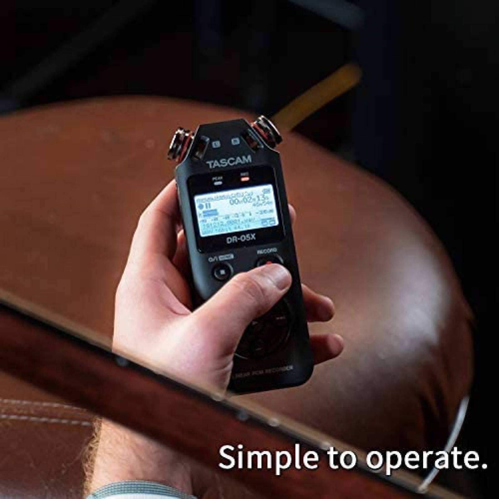 Grabadora Tascam DR-05X Digital Portatil Estereo -Negro